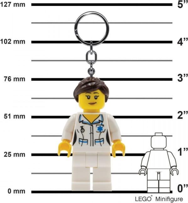 Immagine prodotto Euromic LEGO - Portachiavi con LED - Infermiera (4006036-LGL-KE186H)