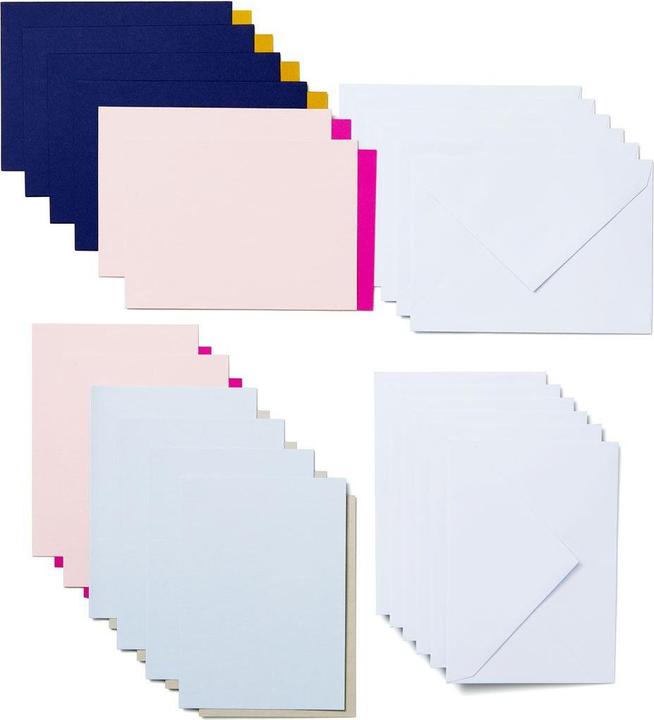 Productafbeelding Cricut Blanco kaart Joy Goud/Lichtgrijs/Donkerblauw, 12 stuks (12 Pcs.)