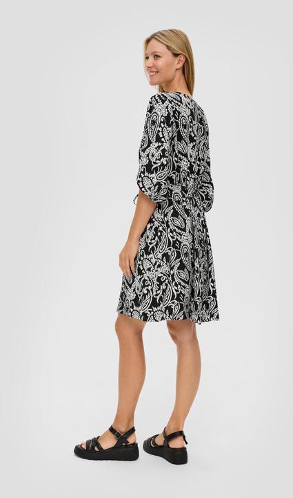 Image du produit s.Oliver Kleid Kurzes Kleid mit V-Ausschnitt (42)