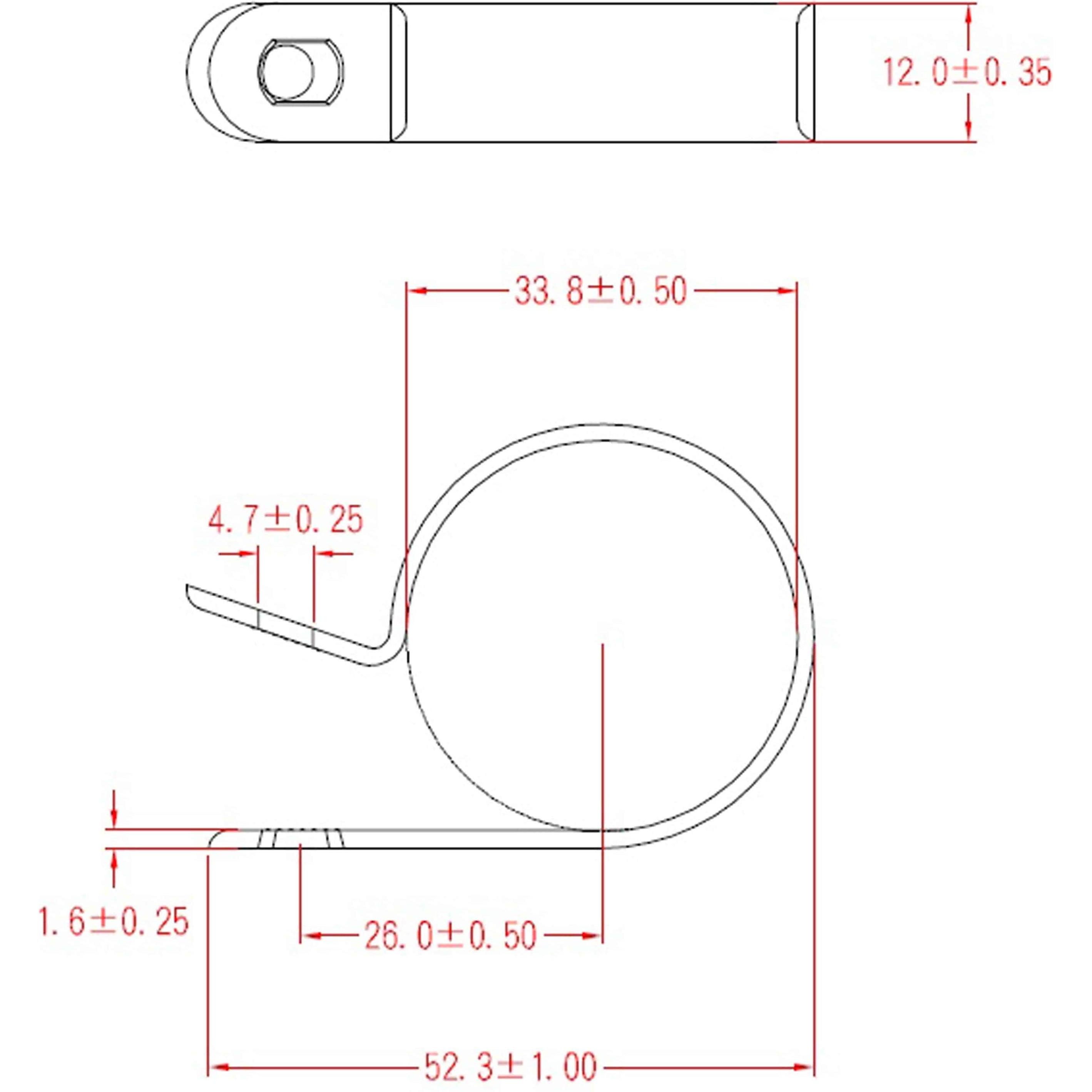 Thumbnail - KSS, Kabelhalter, Kabelschelle Polyamid 6.6, Natur, Bündel-Ø 31,8, Befestigungsloch 4,7, 1 Stück