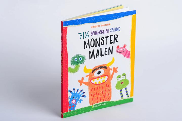 Actual product image 71 ½ schrecklich schöne Monster malen. Lustige Ungeheuer Schritt für Schritt selber zeichnen. Für (German, Norbert Pautner, 2019)
