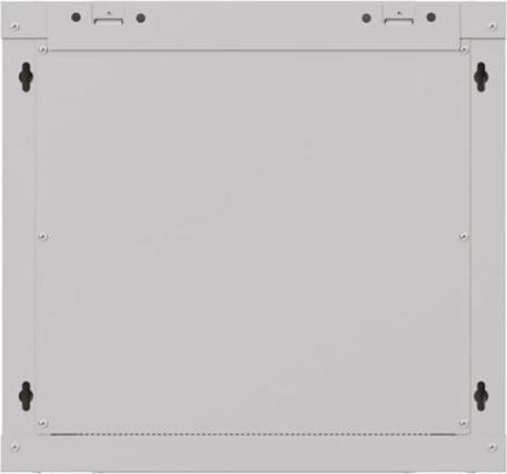 Produktbild Lanberg Wandmontierte Schrank 19 9HE 540x350 graue mit Glastüren (FLAT PACK) (10.86 HE, 19 Zoll Rack)