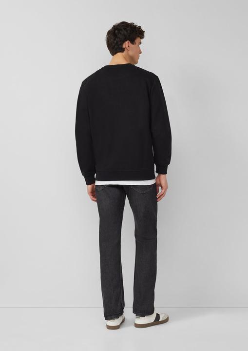 Produktbild s.Oliver Sweatshirt Weiches Sweatshirt aus Baumwollmix mit Crew Neck (L, M)