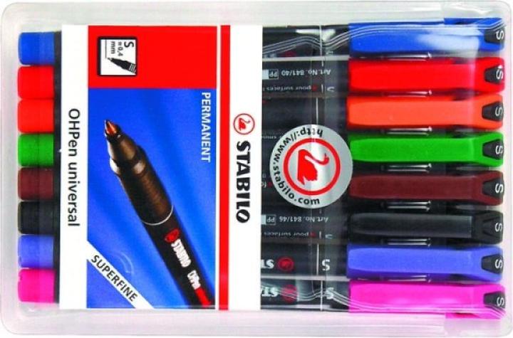 Actual product image STABILO OHPen Universal Permanent (Multicoloured, 0.40 mm, 8 x)