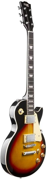 Actual product image Max Music Electric Guitar GigKit - Sunburst (Electric guitars set, Body: Lime, Fingerboard: basswood, Neck: Lime)