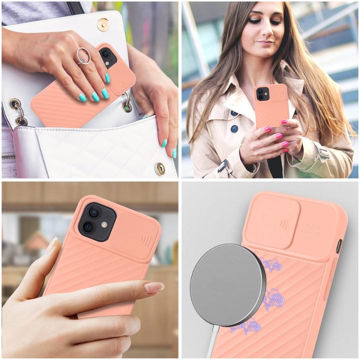 Actual product image Cadorabo TPU cover with camera protection (Apple iPhone 12 mini)