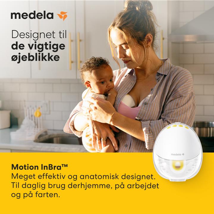 Actual product image Medela - Motion InBra Wearable Breast Pump - Single Electric - 24mm Breast Shield with Additional Si
