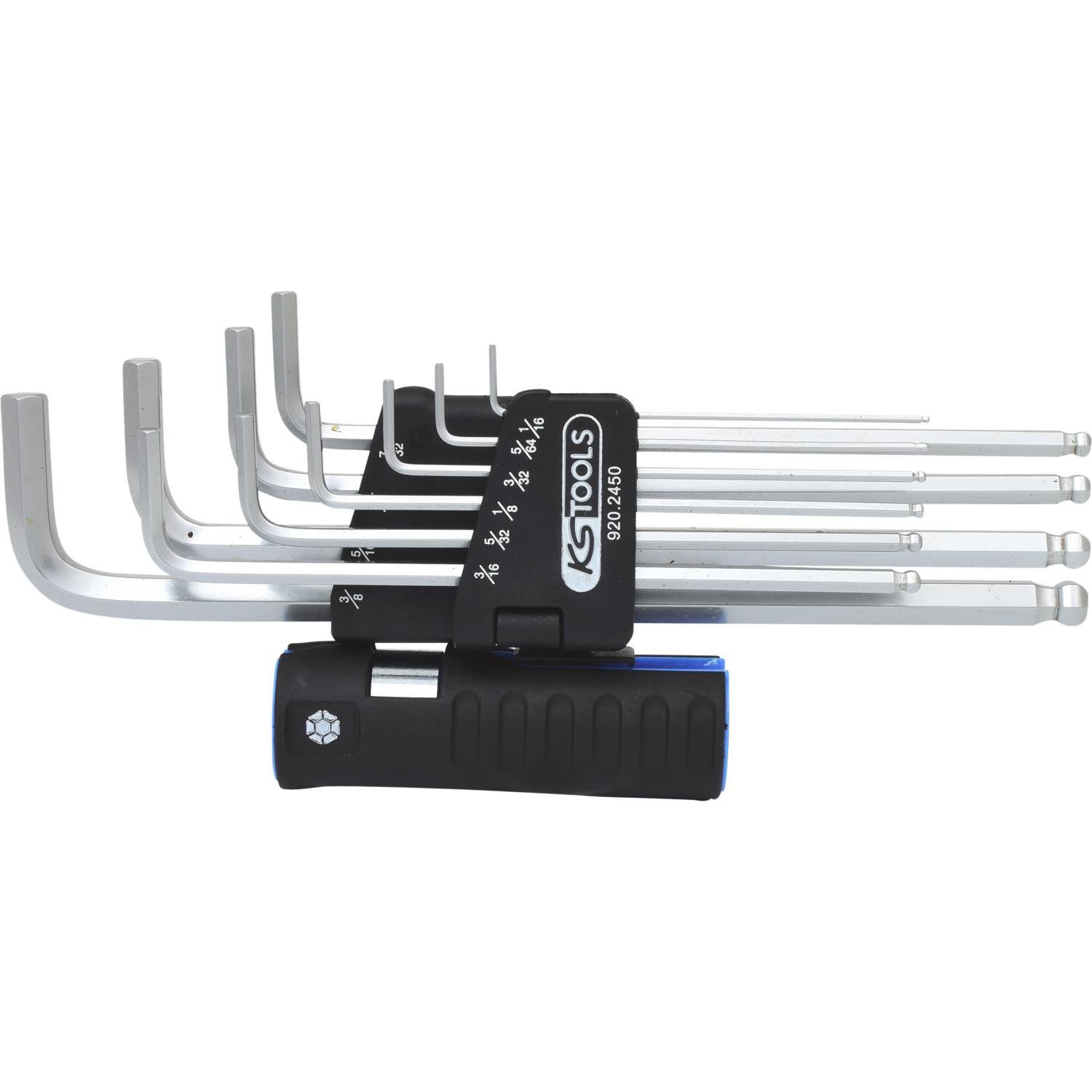 KS Tools, Sechskantschlüssel, 3-in-1-Winkelstiftschlüssel-Satz XL