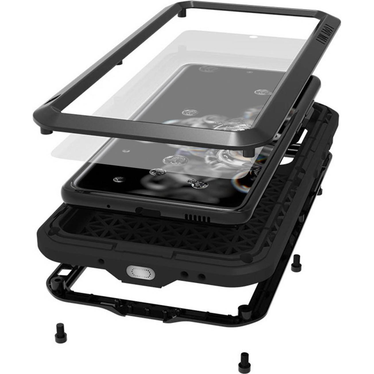 Thumbnail - Love Mei Full protection Series (Samsung Galaxy S20 Ultra), Smartphone Hülle, Schwarz