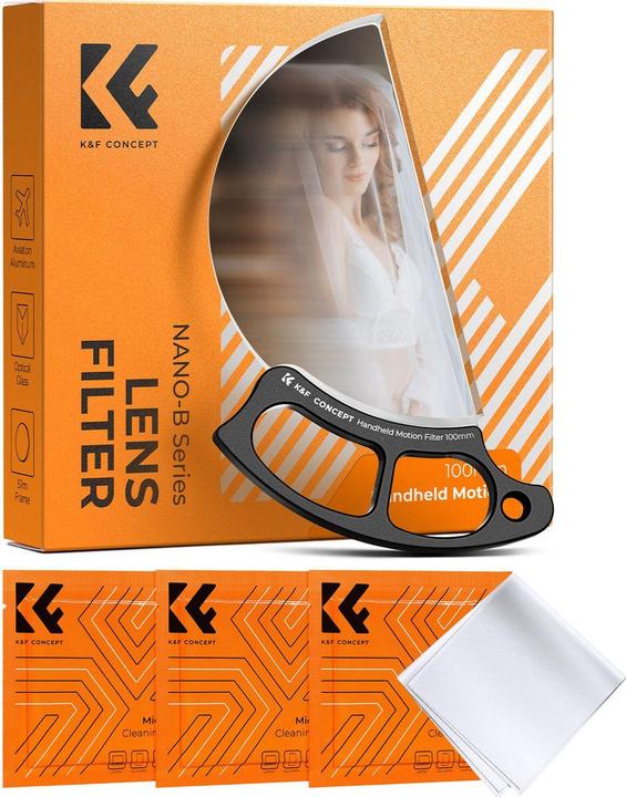 Produktbild K&F Concept 100mm Handheld Motion Blur Smear Filter (Effekt Filter, 100 mm)