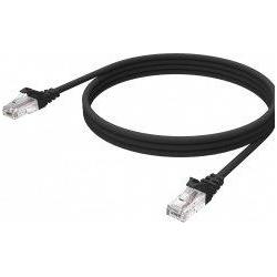 Thumbnail - Vision 2m Black CAT6 UTP cable (CAT6, 2 m), Netzwerkkabel