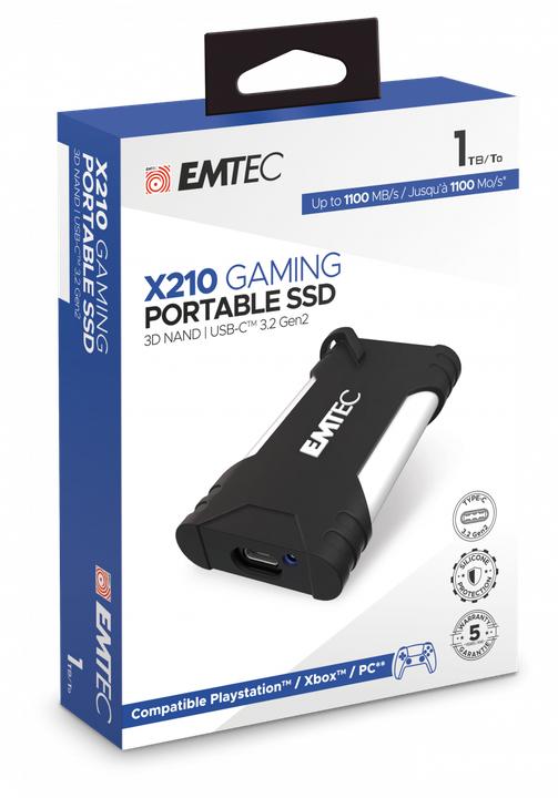 Image du produit Emtec X210G Gaming SSD (1 To)