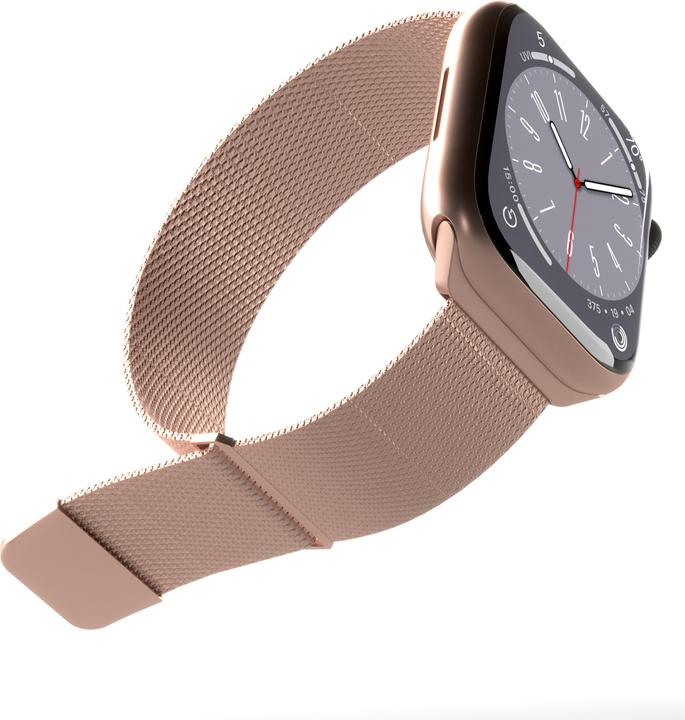 Immagine prodotto Puro Fascia magnetica milanese - Pasek ze stali nierdzewnej do Apple Watch 38/40/41 mm (różowe złoto) (38 mm, 40 mm, 41 mm, Acciaio inossidabile, Apple Watch Series 1, Apple Watch Series 2, Apple Watch Series 3, Apple Watch Serie 4, Apple Watch Serie 5, Apple Watch Serie 6, Apple Watch Series 7, Apple Watch Series 8, Apple Watch Series 9, Apple Watch SE)