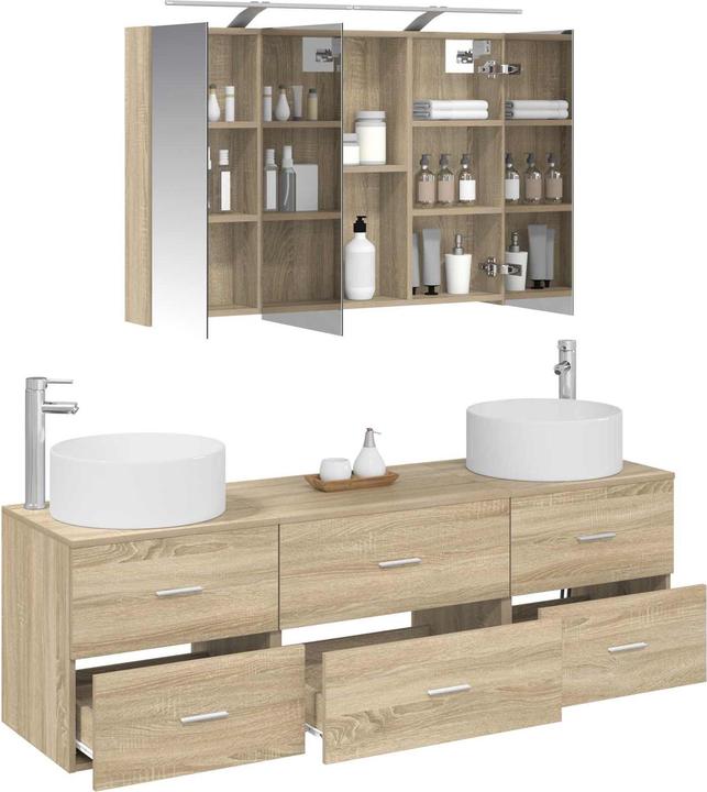 Produktbild vidaXL Badezimmermöbel-Set