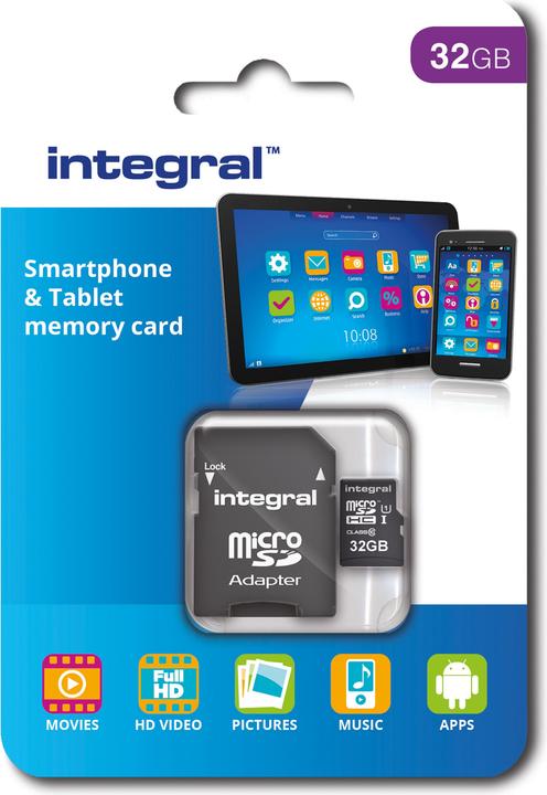Productafbeelding SMARTPHONE EN TABLET MICROSDHC/XC UHS-I U1 MicroSD (32 GB, microSD, U1, UHS-I)