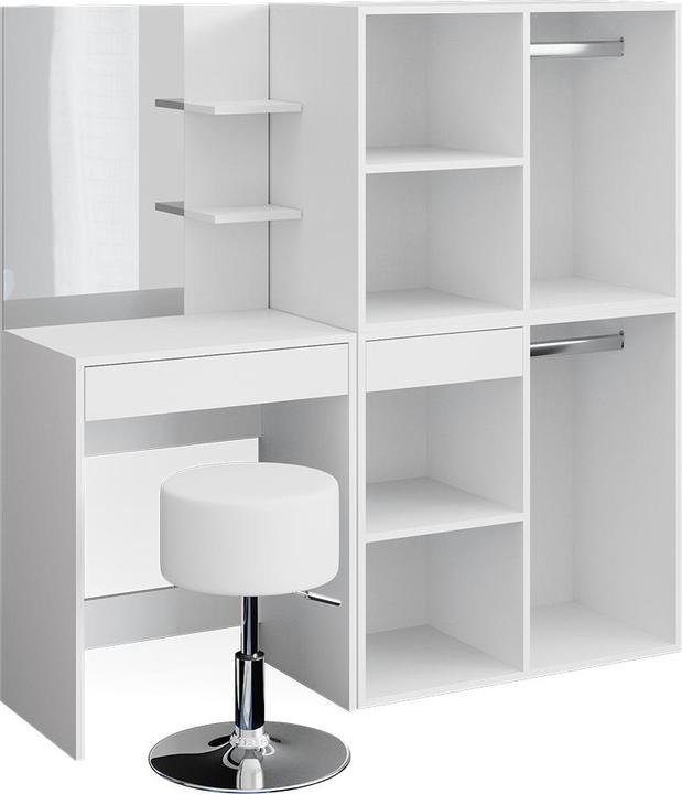 Vicco Isabelle mit Hocker und Schrank (140 x 40 x 140 cm)