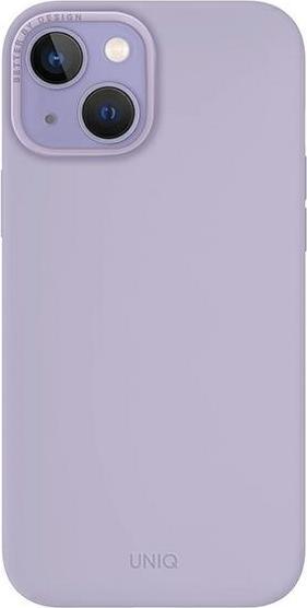 Actual product image Uniq etui Lino iPhone 14 Plus 6.7" lilac/lilac lavender (Apple iPhone 14 Plus)