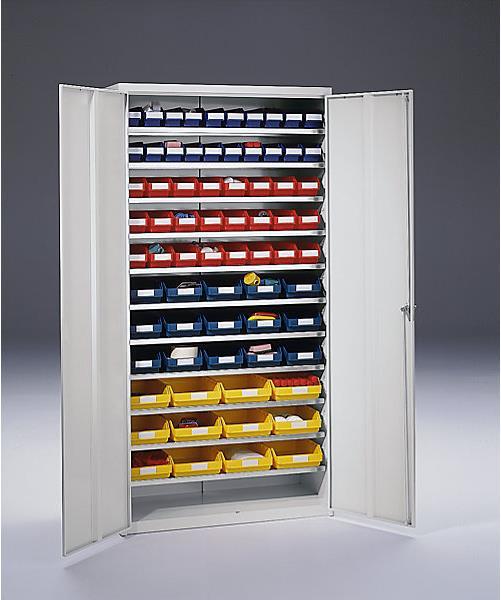 Image du produit kaiserkraft Armoire à bacs avec ou sans bacs à étagères (100 cm, 197 cm)