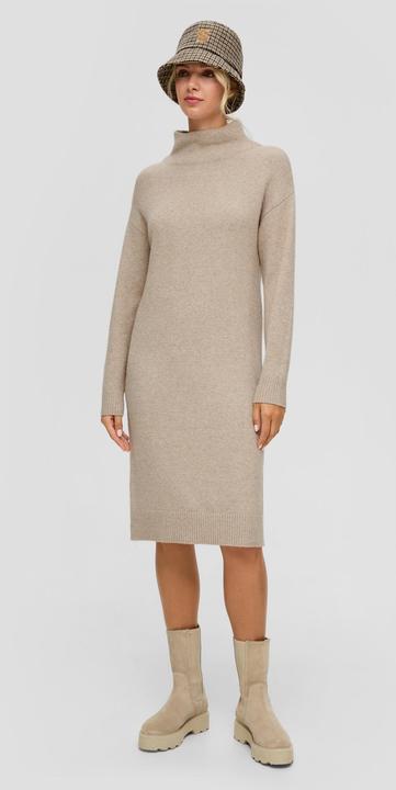 Image du produit s.Oliver Kleid Strickkleid mit Stehkragen (44)