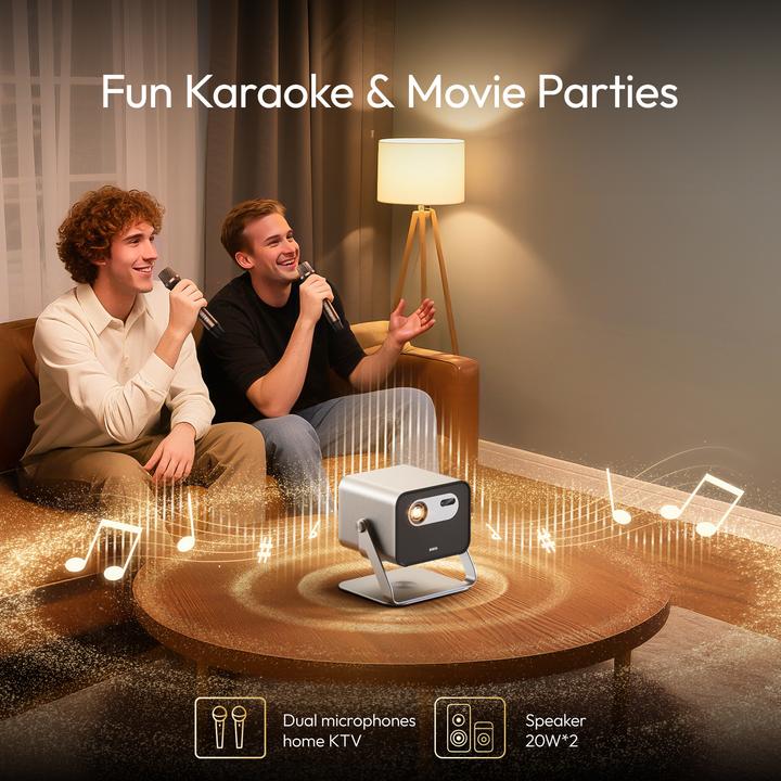 Image du produit Byintek R90 Max Projector (Full HD, 2200 lm)