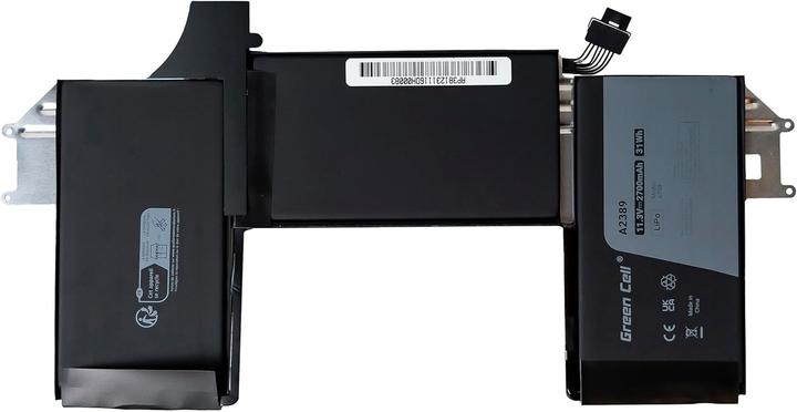 Immagine prodotto GreenCell Batteria per computer portatile a celle verdi A2389 per Apple MacBook Air M1 13 A2337 (2020) (3 cubicoli, 2700 mAh)
