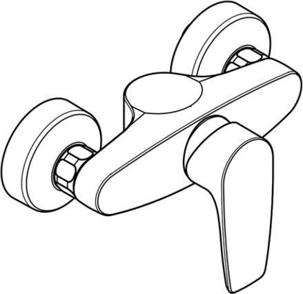 Produktbild Kludi GmbH & Co.KG Einhandmischer Brause Pure&Solid verchromt