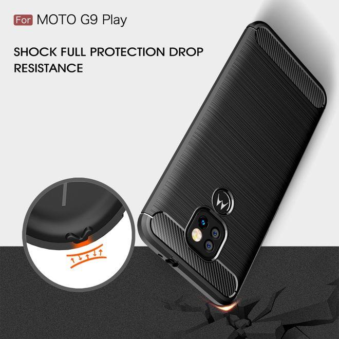 Actual product image MU Style Carbon Fiber TPU Softcase Series (Motorola Moto G9 Play)