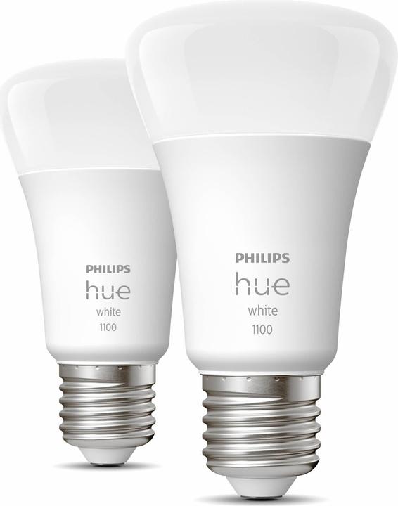 Produktbild Philips Hue White (E27, 9.50 W, 1050 lm, 2 x, F)