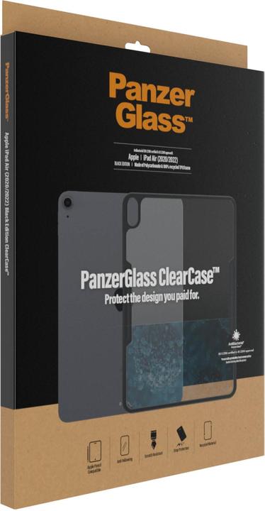 Actual product image PanzerGlass Back Cover ClearCase Black Edition AB iPad Air (2020) (IPad Air (2022))