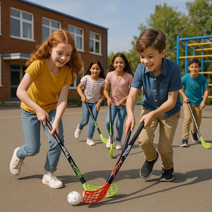 Produktbild Eurostick Tribal junior set 70/84cm - 2 Stöcke + 1 Ball (70 cm, Rechts, Links)