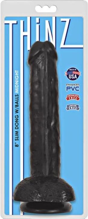 Image du produit Pipedream Dünner Dildo Mit Dünnen Hoden Schwarz 20'30 cm
