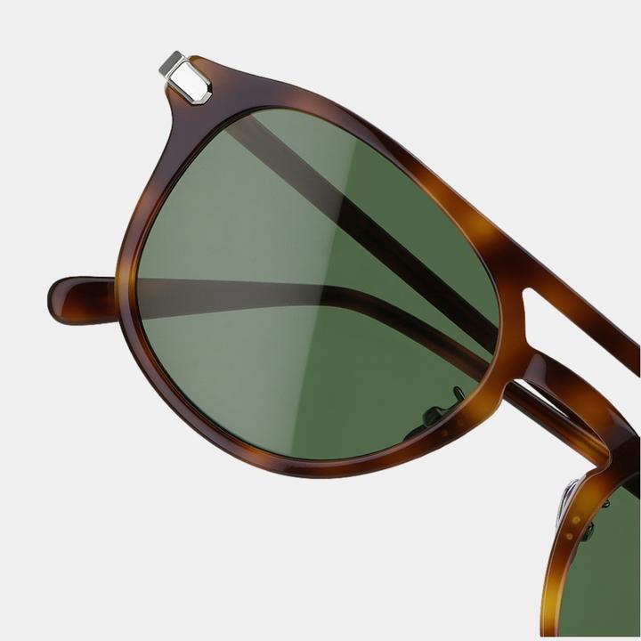 Immagine prodotto James Dixon Havana/Grün – Redfort – Aviator – Acetat – Sonnenbrille