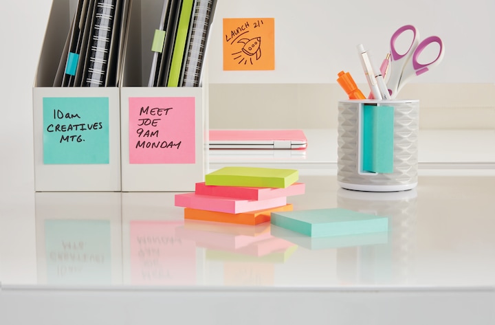 Produktbild Post-it Energetic Haftnotizen (76 x 76 mm)