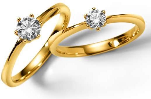 Actual product image Muau Solitaire (54, 750/18 K Gold)