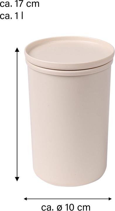 Actual product image Awave Food storage container 1000 ml, with rPET, natural (1 l)