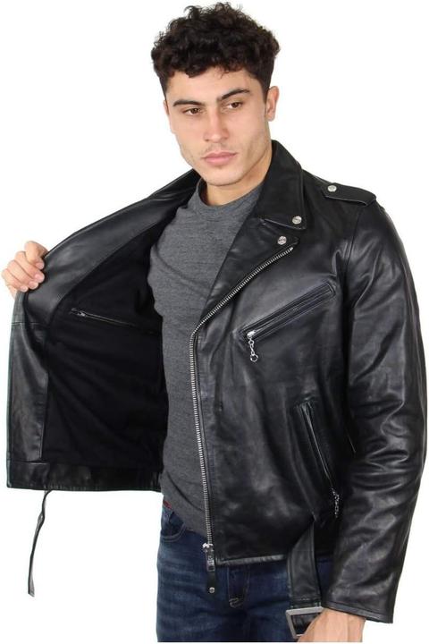 Actual product image Schott Nyc Perfecto Leather Jacket (Men, M)