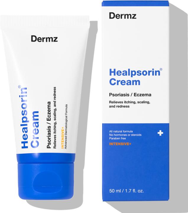 Actual product image Hermz Dermz Healpsorin Cream For Psoriasis And Eczema 50Ml (Body cream, 50 ml)