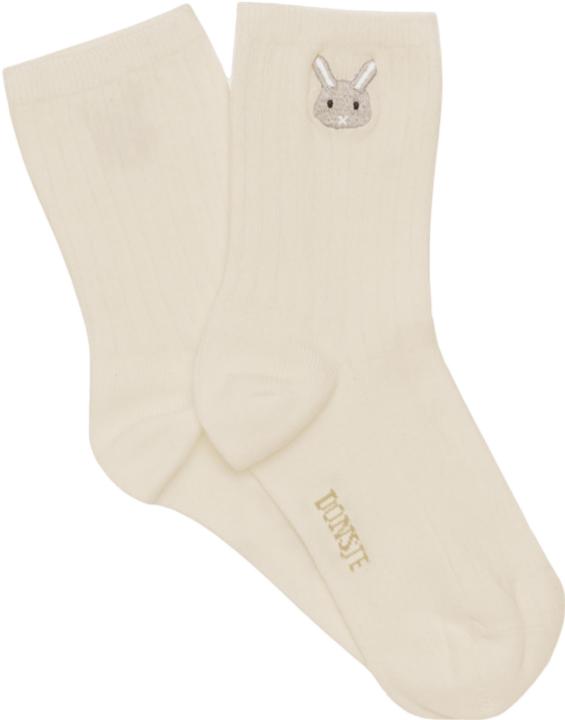 Image du produit Donsje Chaussettes à clochettes Lapin - Blanc chaud (17 - 18)