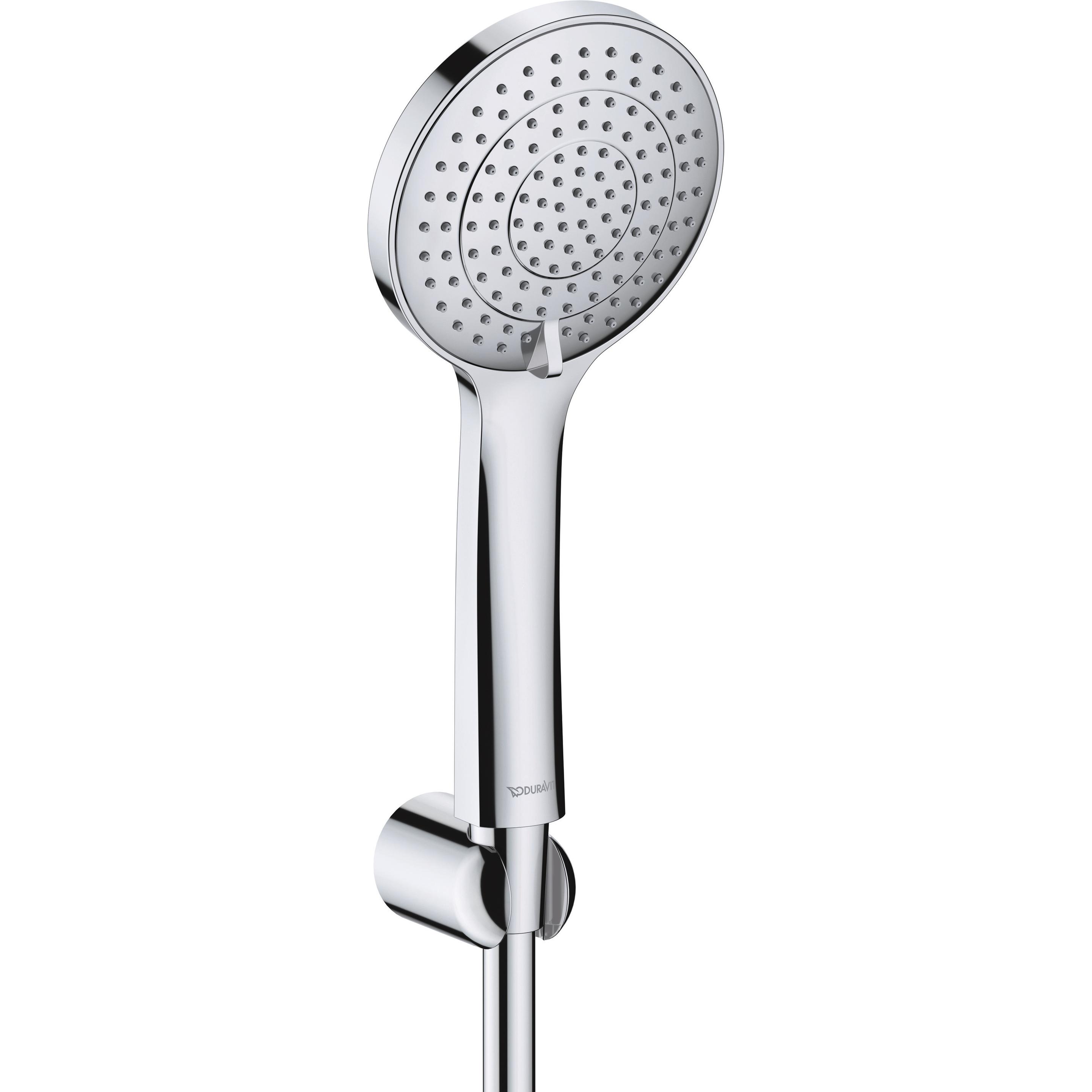 Duravit, Duschbrause, Brausen und Zubehör Brausehalterset 3jet Chrom Hochglanz