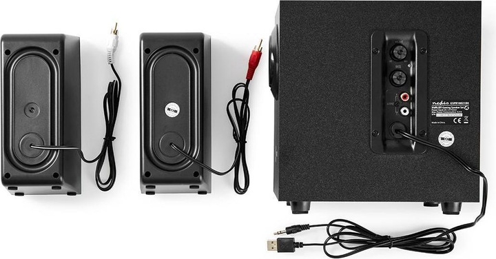 Actual product image Nedis Gaming Speaker GSPR10021BK