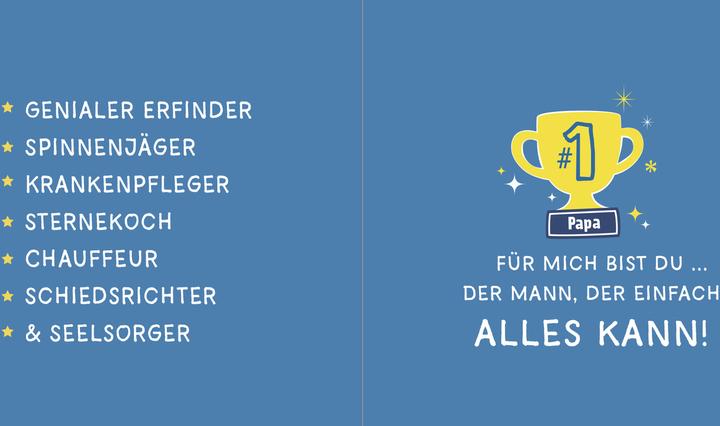 Produktbild Für den besten Papa der Welt (Deutsch, Groh Verlag, 2025)