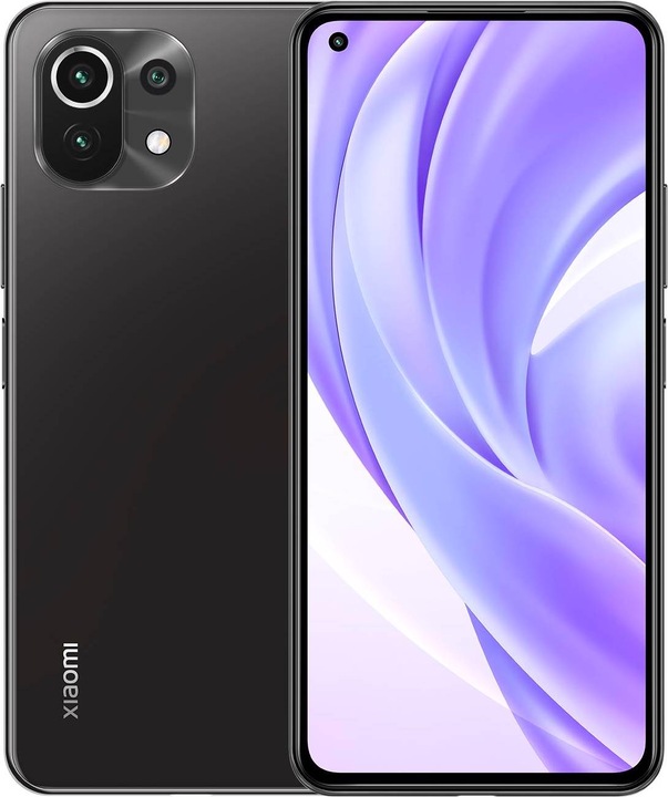 Actual product image Xiaomi Mi 11 Lite (128 GB, Boba Black, 6.55", Dual SIM, 64 Mpx, 4G)