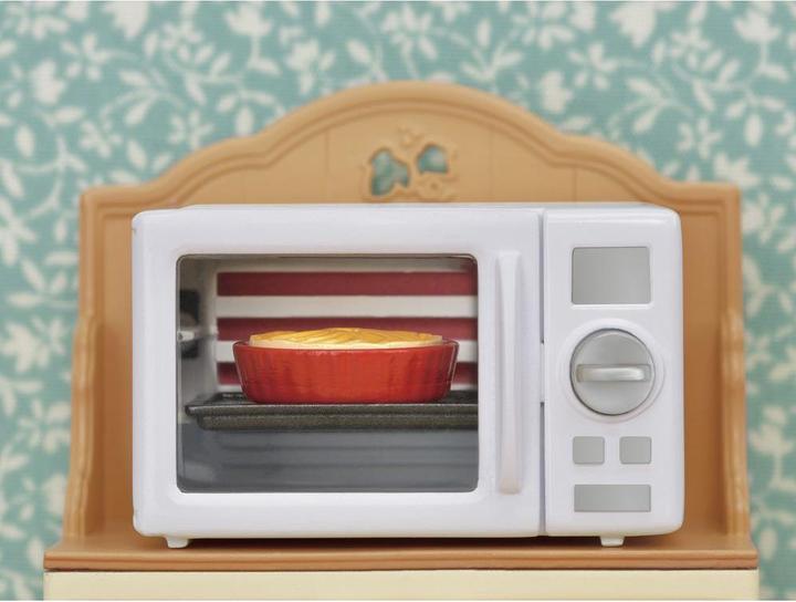 Actual product image Sylvanian Families microwave cabinet