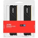 Image du produit Adata DIMM 64 Go DDR4-3200 (2x 32 Go) Dual-Kit (noir, AX4U320032G16A-DTBKD35, XPG Gammix D35, INTEL XMP (2 x 32GB, 3200 MHz, RAM DDR4, DIMM)