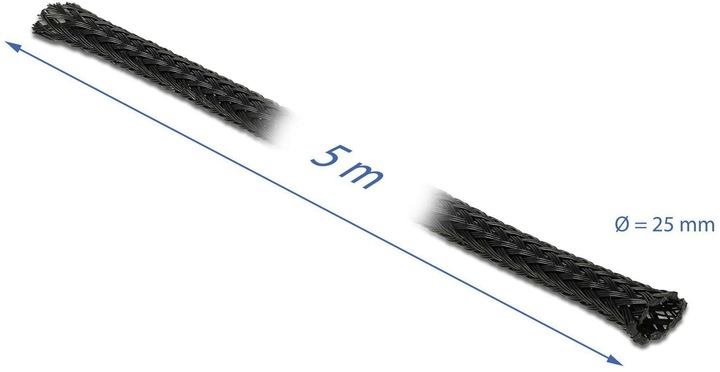 Actual product image Delock Braided cable conduit (Cable conduit, 500 cm)
