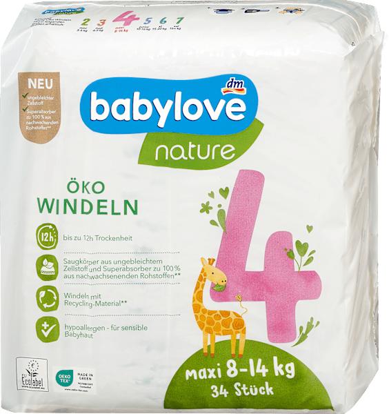Image du produit dm babylove nature Windeln (Taille 4, Pack, 34 pcs)