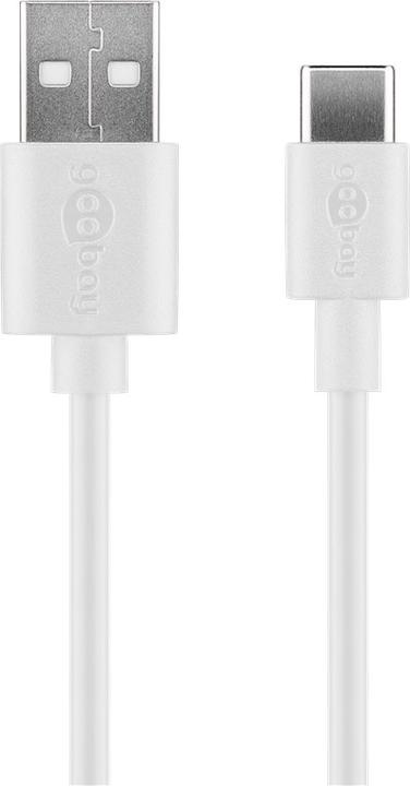 Produktbild Goobay USB-A Ladegerät Slim mit USB-C Kabel (5 W)