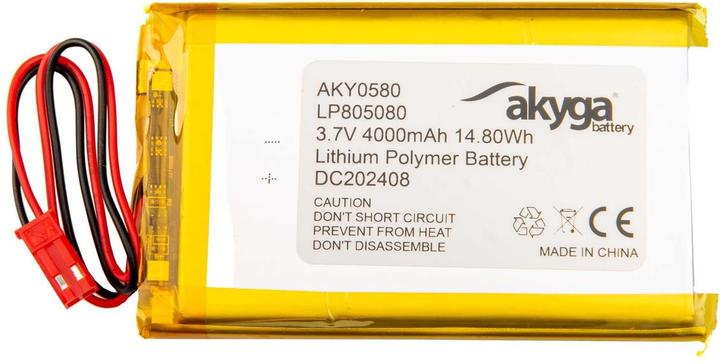Actual product image Akyga LP805080 Akkupack x Spezial-Akku LiPo 3.7 V 4000 mAh (3.70 V, 4000 mAh)