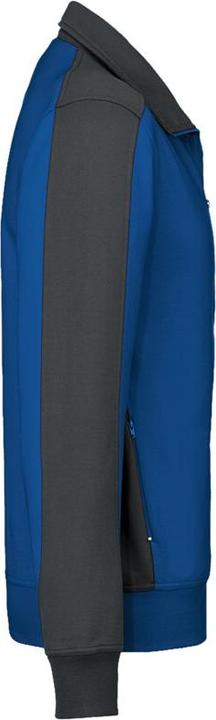 Produktbild Hakro Sweatjacke Contrast Perf royalblau/anthrazit Gr.6XL (6XL)
