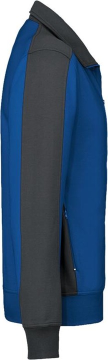 Image du produit Hakro Veste Sweat Contrast Perf bleu royal/anthracite Gr.6XL (6XL)